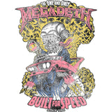 Megadeth Built For Speed Graphic T-Shirt - Classic Rock Music Clothing - Vintage Concert Lover Gift Idea