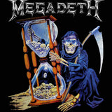 Megadeth Hourglass Graphic T-Shirt - Classic Rock Music Clothing - Vintage Concert Lover Gift Idea