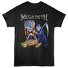 Megadeth Hourglass Graphic T-Shirt - Classic Rock Music Clothing - Vintage Concert Lover Gift Idea