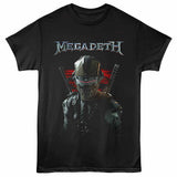 Megadeth Samurai Vic Graphic T-Shirt - Classic Rock Music Clothing - Vintage Concert Lover Gift Idea
