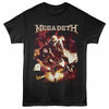 Megadeth Guitar Smash Graphic T-Shirt - Classic Rock Music Clothing - Vintage Concert Lover Gift Idea