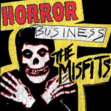 Misfits HORROR BUSINESS Black Adult T-Shirt – Horror Punk Graphic Tee for Band Music Fans