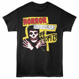 Misfits HORROR BUSINESS Black Adult T-Shirt – Horror Punk Graphic Tee for Band Music Fans