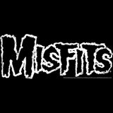 Misfits LOGO Adult Black T-Shirt – Classic Punk Rock Band Short Sleeve Graphic Shirt