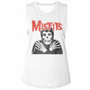 Misfits CROSSED ARMS Adult Muscle Ladies Tank Top– Official Punk Rock Band Graphic Apparel