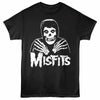Misfits SKULL CROSSED ARMS Adult Black T-Shirt – Licensed Horror Punk Skull Graphic Band Tee