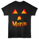 Misfits JACK O LANTERN Black Adult T-Shirt – Horror Punk Halloween Graphic Band Tee