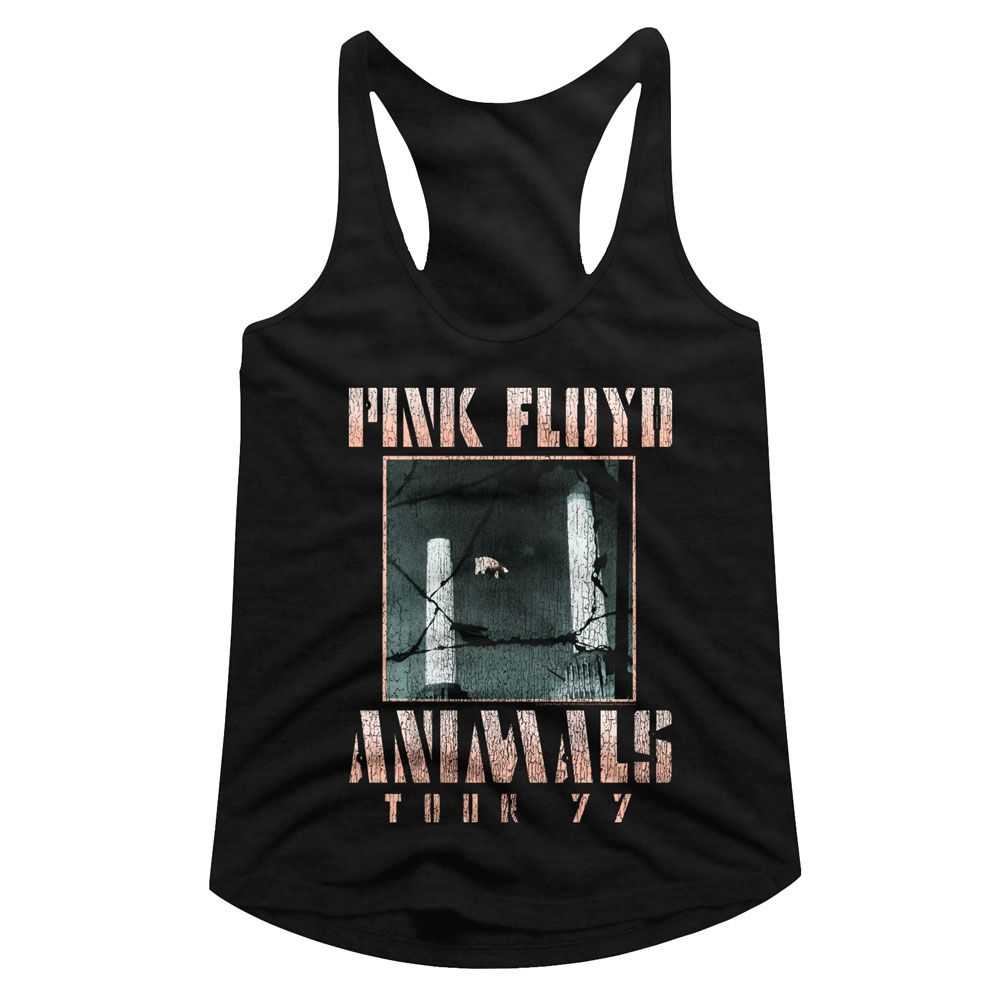 Pink Floyd Animals Tour 77 Women Tank Top - Legendary Concert Apparel - Nostalgic Music Lover Gift