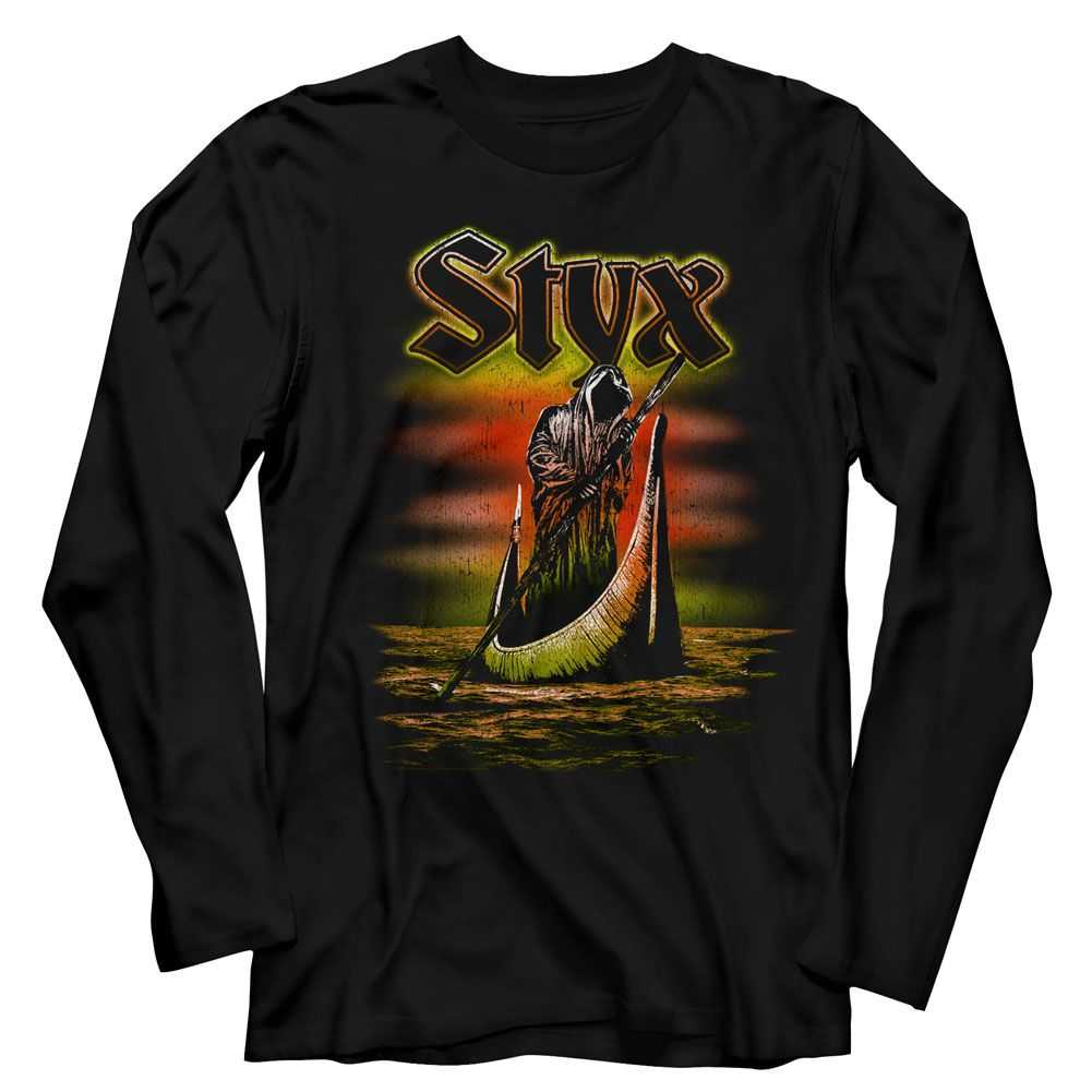 Styx Ferryman Graphic Sweatshirt - Classic Rock Music Clothing - Vintage Concert Lover Gift Idea
