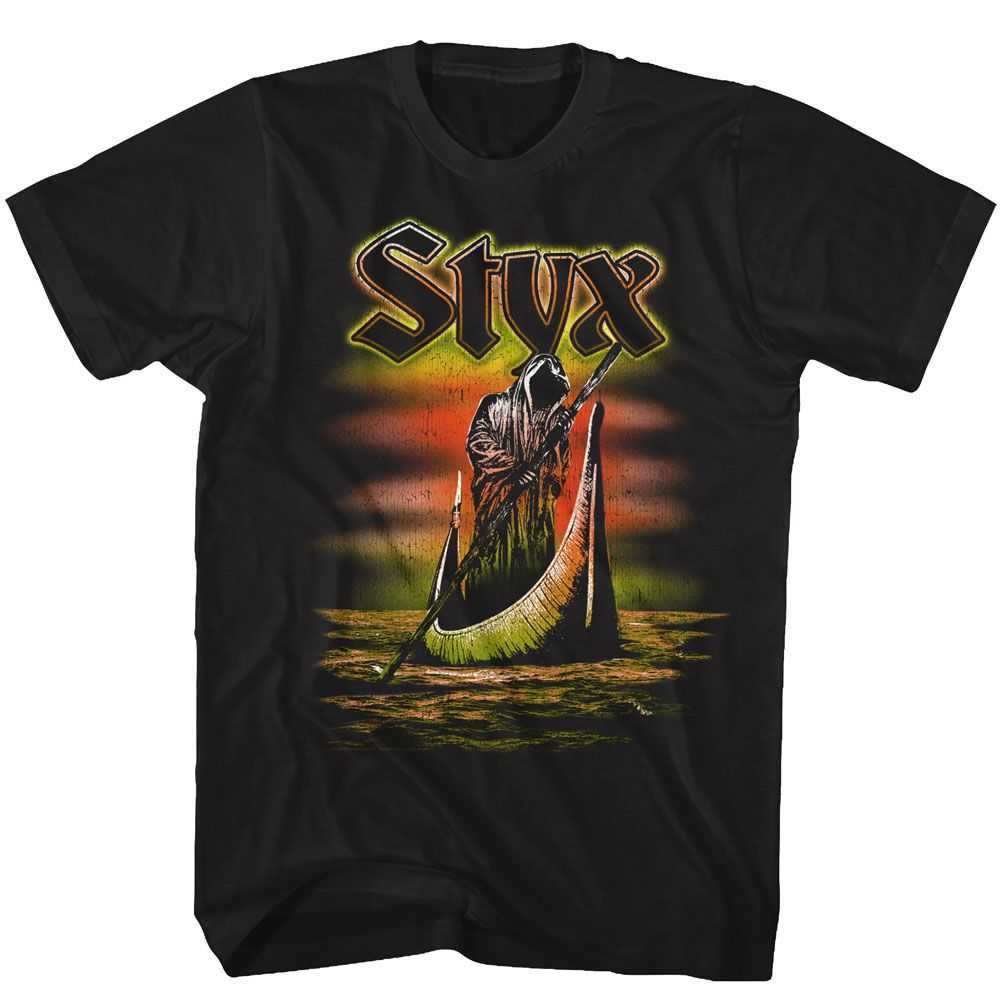 Styx The Ferryman River Passage Artwork Graphic Classic Band Shirt Unisex Immortal Tale Style