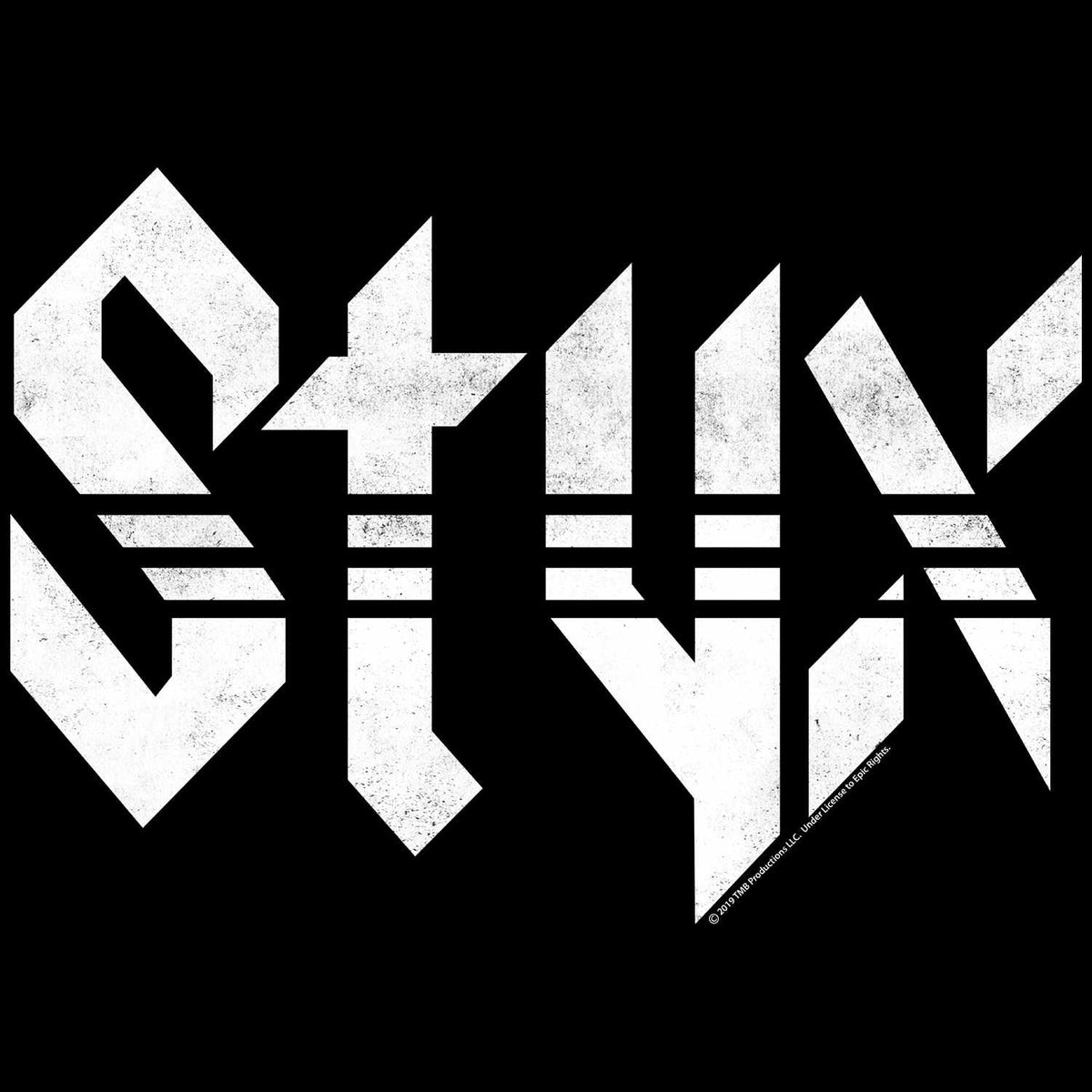 Styx Classic Wordmark Band Logo Graphic Vintage Concert Tour Tee Unisex Clean Minimalist Edge