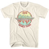 Styx Circle Tour Graphic T-Shirt - Classic Rock Music Clothing - Vintage Concert Lover Gift Idea