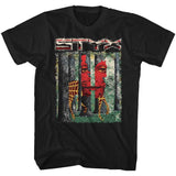 Styx The Grand Illusion 1977 Album Cover Graphic Vintage Concert Tee Unisex Retro Arena Rock Pick