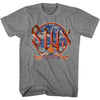 Styx Paradise Clouds Graphic Tee - Retro 80s Classic Rock Concert Apparel - Unisex Adult Music Fan Gift