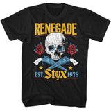 Styx Styx Colorful Renegade Graphic Tee - Retro 80s Classic Rock Concert Apparel - Unisex Adult Music Fan Gift