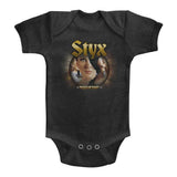 Styx Pieces Of Eight Youth Graphic Bodysuit - Classic Rock Music Clothing - Vintage Concert Lover Gift Idea
