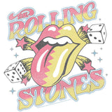 The Rolling Stones Dice and Stars Graphic T-Shirt - Official Band Tee