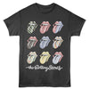 The Rolling Stones Multi-Color Tongue Graphic T-Shirt - Official Band Tee