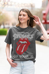 The Rolling Stones 1978 US Tour Graphic T-Shirt - Official Concert Band Tee
