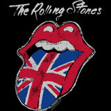 Rolling Stones Union Jack Tongue Graphic Tee - Classic British Rock Concert Apparel - Unisex Adult Music Fan Gift