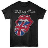 Rolling Stones Union Jack Tongue Graphic Tee - Classic British Rock Concert Apparel - Unisex Adult Music Fan Gift