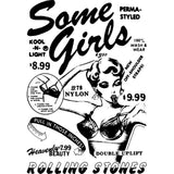 The Rolling Stones Some Girls Graphic T-Shirt - Official 1978 Two-Sided Band Tee
