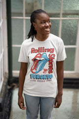 The Rolling Stones Toronto Tour Graphic T-Shirt - Official Two-Sided Band Tee