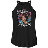 Whitney Houston Whitney Stars Sleeveless Tee - Legendary Concert Apparel - Nostalgic Music Lover Gift