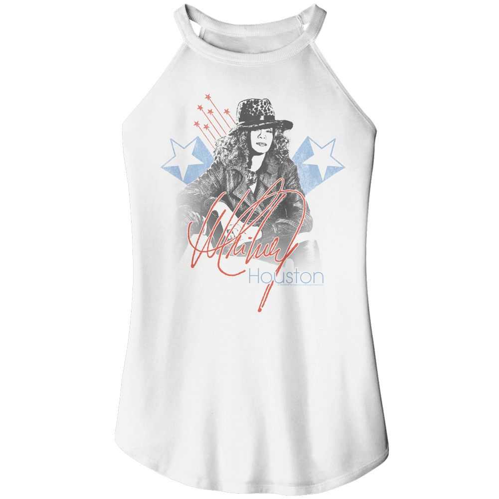 Whitney Houston Whitney Americana Tank Top - Legendary Concert Apparel - Nostalgic Music Lover Gift