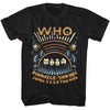 The Who Pinnacle Shrine Graphic T-Shirt - Classic Rock Music Clothing - Vintage Concert Lover Gift Idea