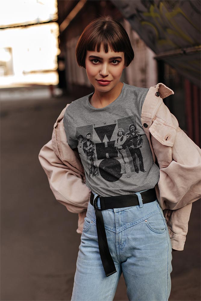 The Who 75 Graphic T-Shirt - Classic Rock Music Clothing - Vintage Concert Lover Gift Idea