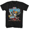 The Who Live In 82 Graphic T-Shirt - Classic Rock Music Clothing - Vintage Concert Lover Gift Idea