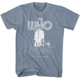 The Who Whos Next Life House Graphic T-Shirt - Classic Rock Music Clothing - Vintage Concert Lover Gift Idea