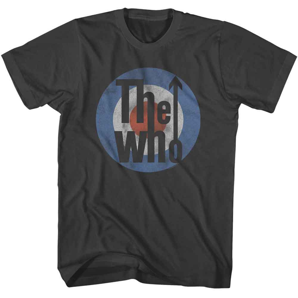 The Who Circle Logo Graphic T-Shirt - Classic Rock Music Clothing - Vintage Concert Lover Gift Idea