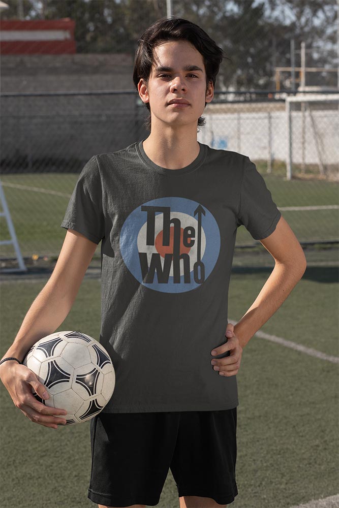 The Who Circle Logo Graphic T-Shirt - Classic Rock Music Clothing - Vintage Concert Lover Gift Idea
