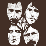 The Who Faces Graphic T-Shirt - Classic Rock Music Clothing - Vintage Concert Lover Gift Idea