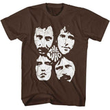 The Who Faces Graphic T-Shirt - Classic Rock Music Clothing - Vintage Concert Lover Gift Idea